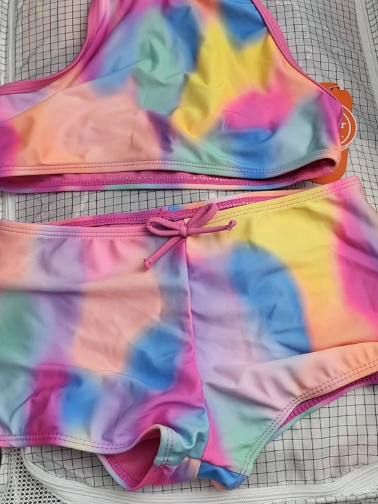 wonder nation Other - wonder nation Pink Multicolor Girls Two-Piece Swim Set 7/8 NWT